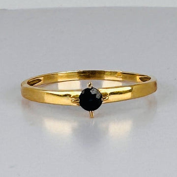 Vintage Ring met Saffier