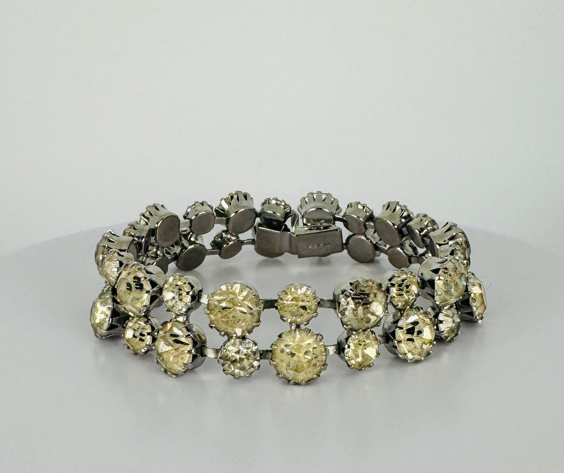 Vintage crystal bracelet