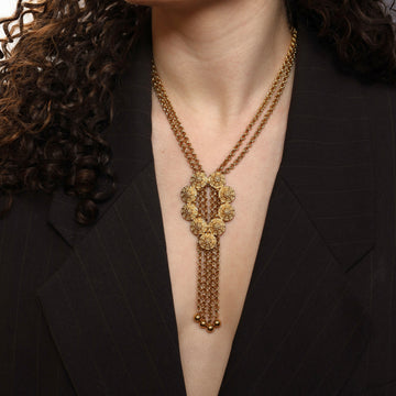 Vintage Ketting Gold Plated 