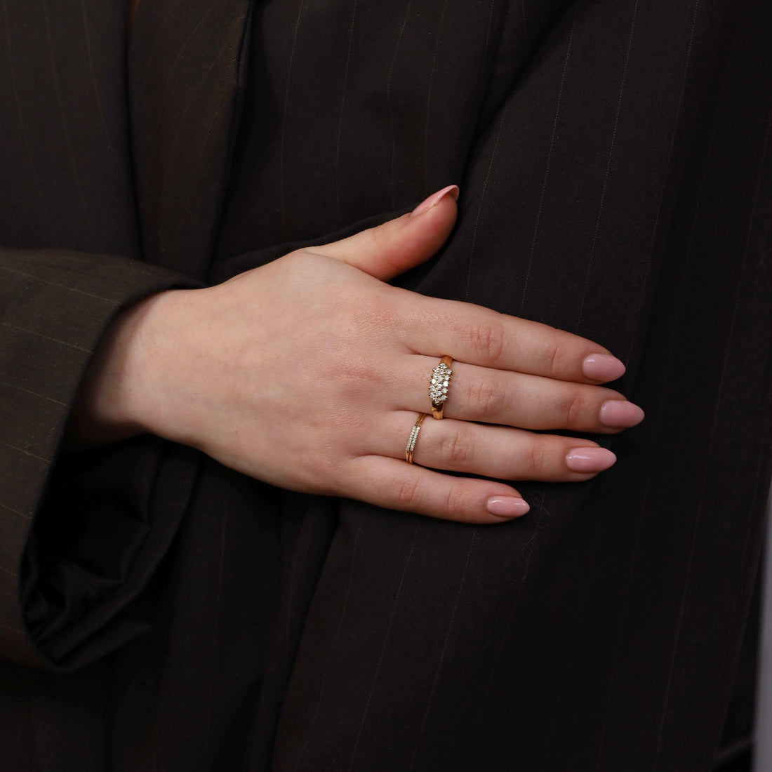 Vintage Ring 18k gold with Diamonds