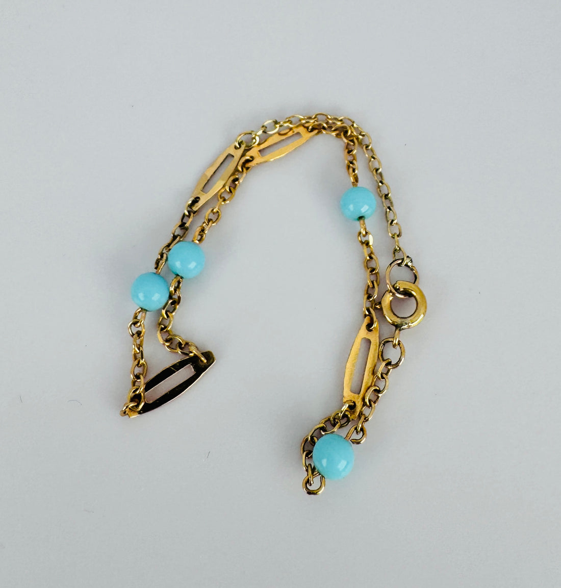 Vintage Armband met Turquoises