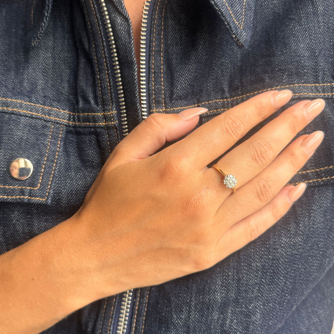 Vintage Ring met Diamanten