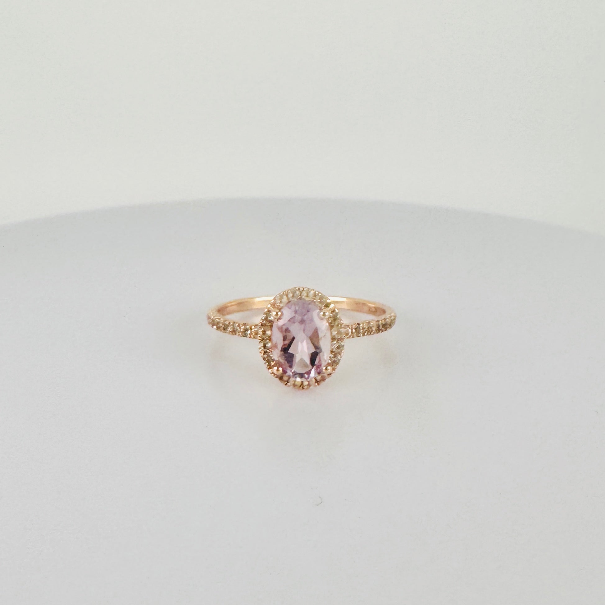 Vintage Ring with Amethist & Sapphires