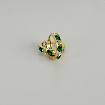 Vintage Oorbellen met Smaragd