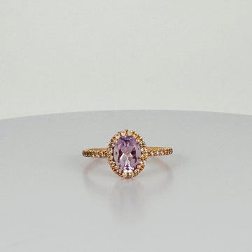 Vintage Ring with Amethist & Sapphires