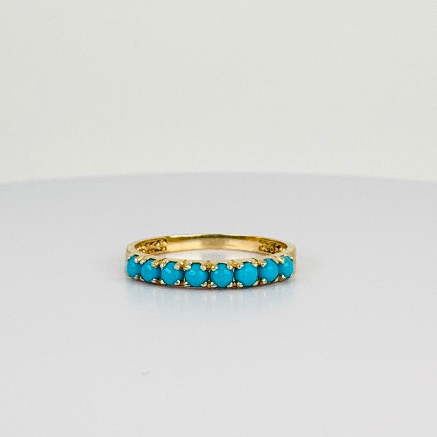 Vintage Ring met Turquoises