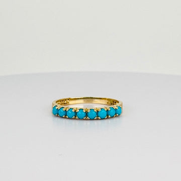 Vintage Ring met Turquoises