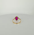 Vintage ring with pink sapphire