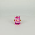 Vintage ring with big pink stone