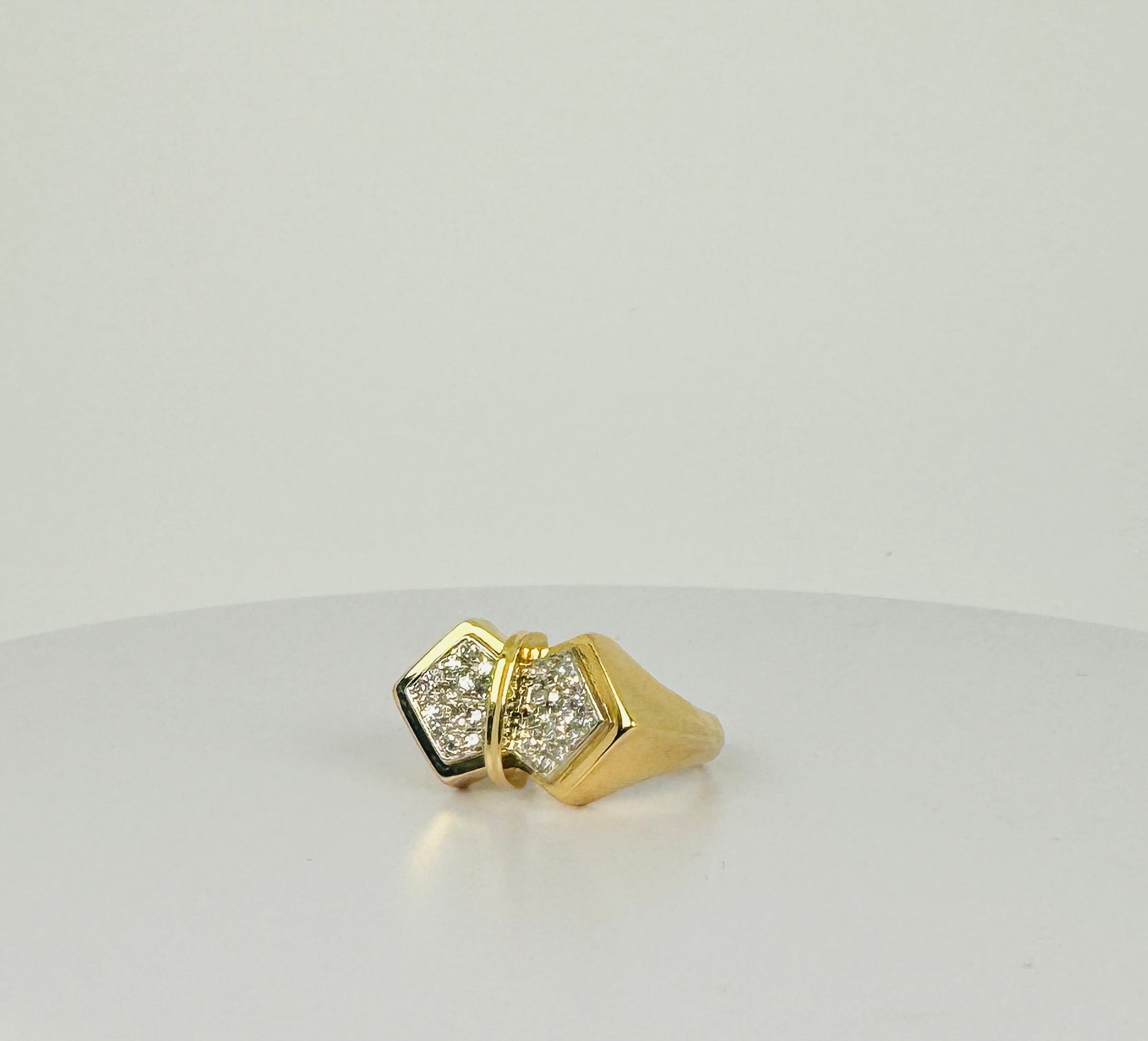 Vintage Butterfly ring with diamonds